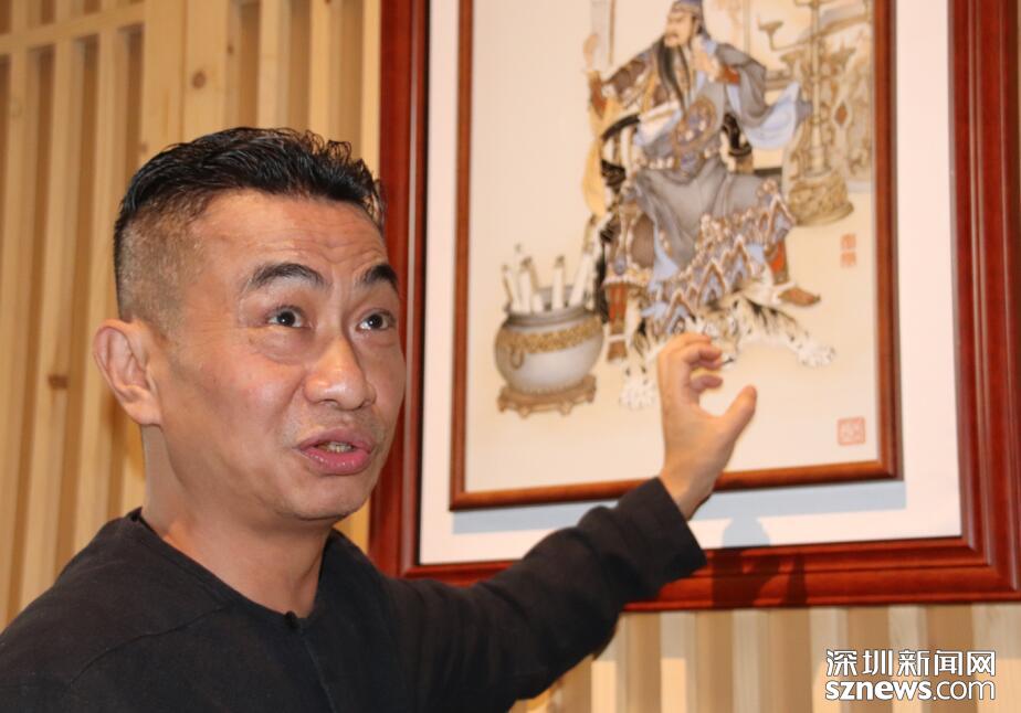 古彩非遗传承人顾坚在深首次开个展