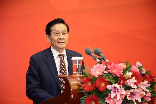 陈志强在致辞中说到:"2019年是新中国成立70周年,是决胜全面建成小康