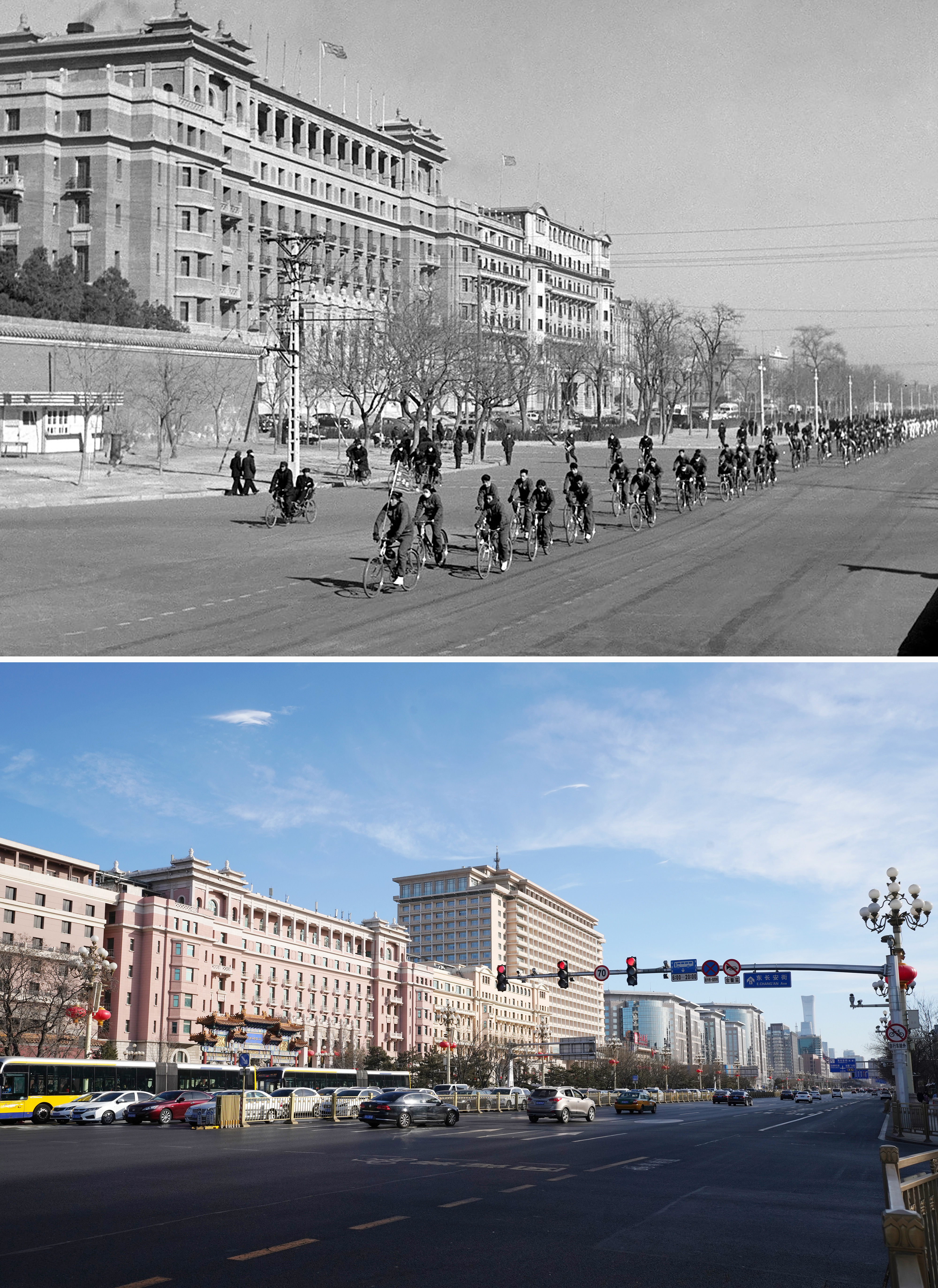 从古都北平到首都北京,与新中国同龄的新北京,见证新中国创造的累累