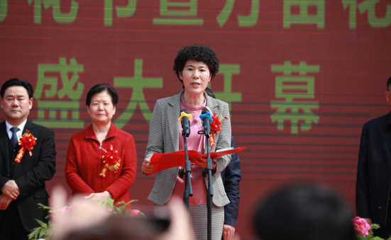 南阳市人民政府副市长阿颖讲话