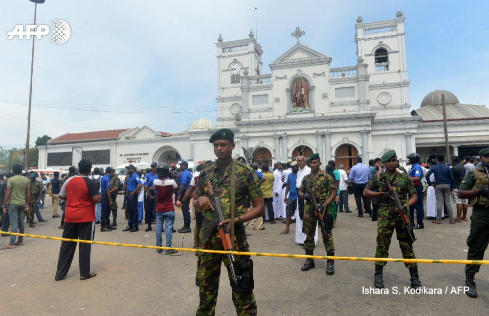 斯里兰卡爆炸遇难人数升至160人 包括35名外国人