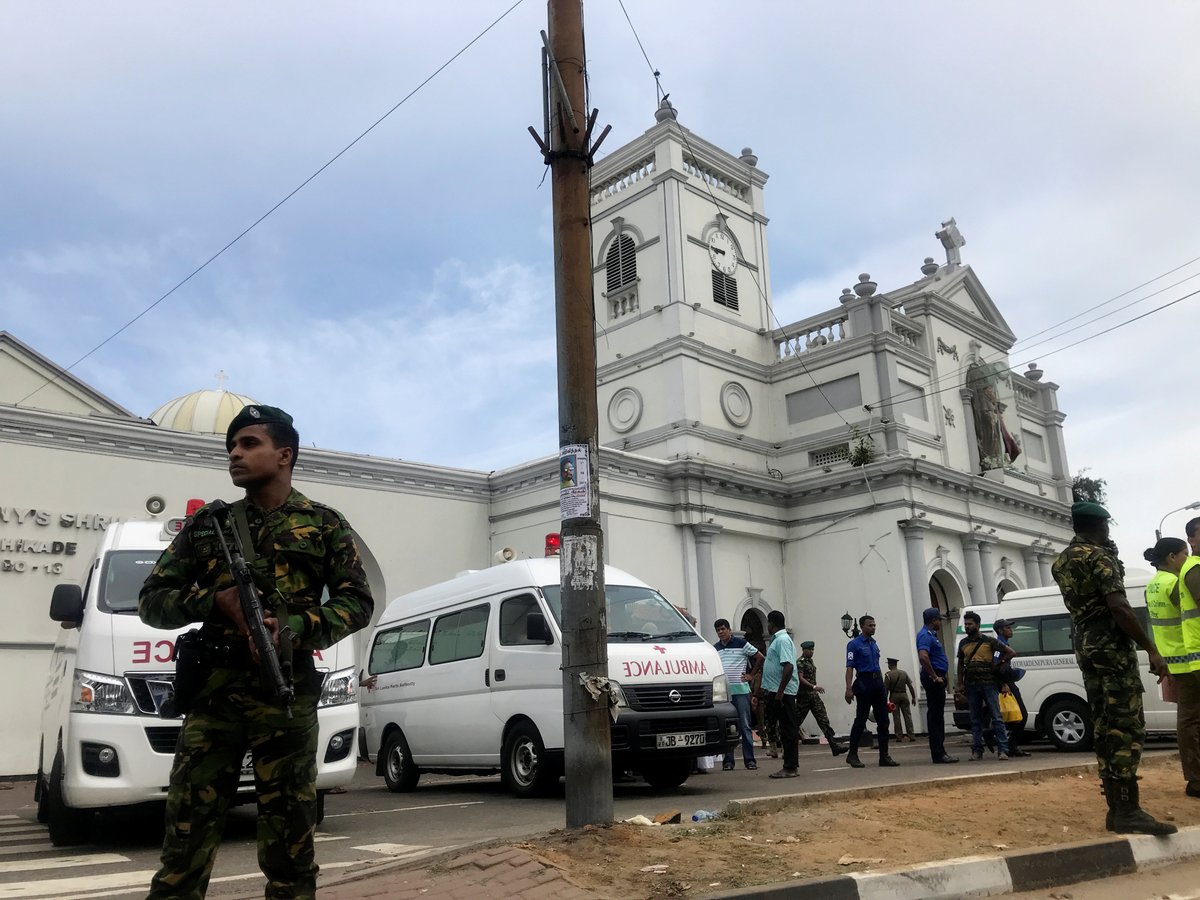 斯里兰卡爆炸已致187人死 两名嫌疑人身份确认