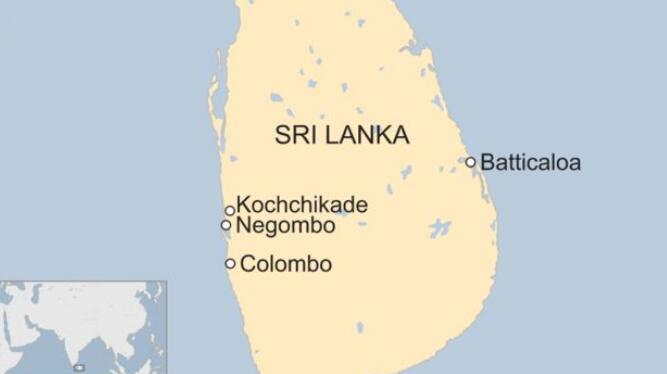 斯里兰卡首都近郊再次发生爆炸。（图源：推特）