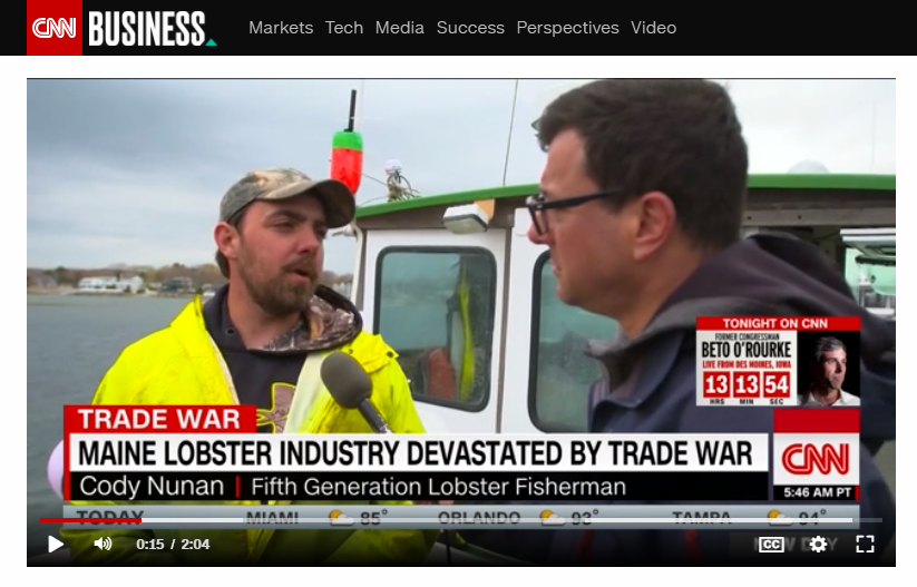 美龙虾产业陷绝境 经销商转移加拿大求生存