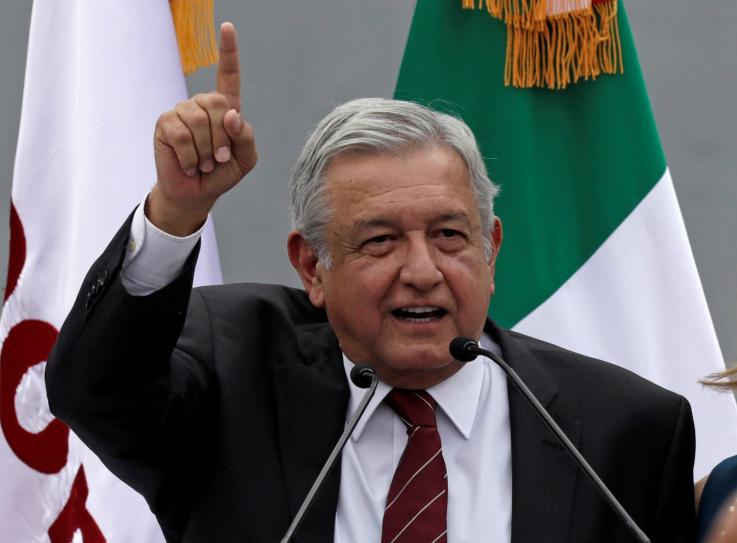 墨西哥总统奥布拉多尔（图源：路透社）