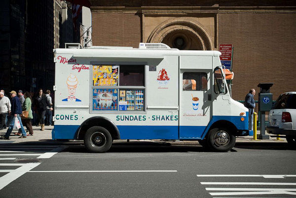 因拖欠罚款 美国纽约市45辆冰淇淋车被扣押