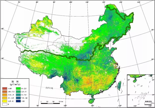 中国最新绿化卫星地图图片