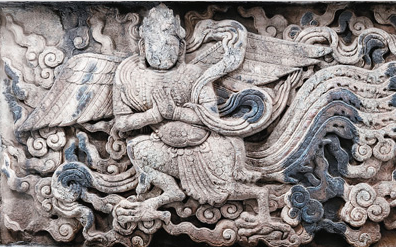 北京石刻艺术博物馆金刚宝座塔妙音鸟全细节立体图  新维畅想供图