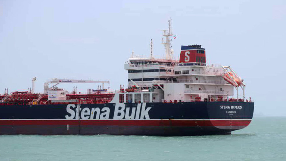 7月19日晚，伊朗宣称在霍尔木兹海峡扣押英国油轮“史丹纳帝国”号。