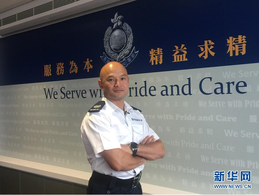 香港警务处机动部队警署警长刘泽基.