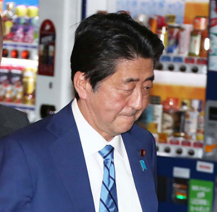 资料图：日本首相安倍（NHK）