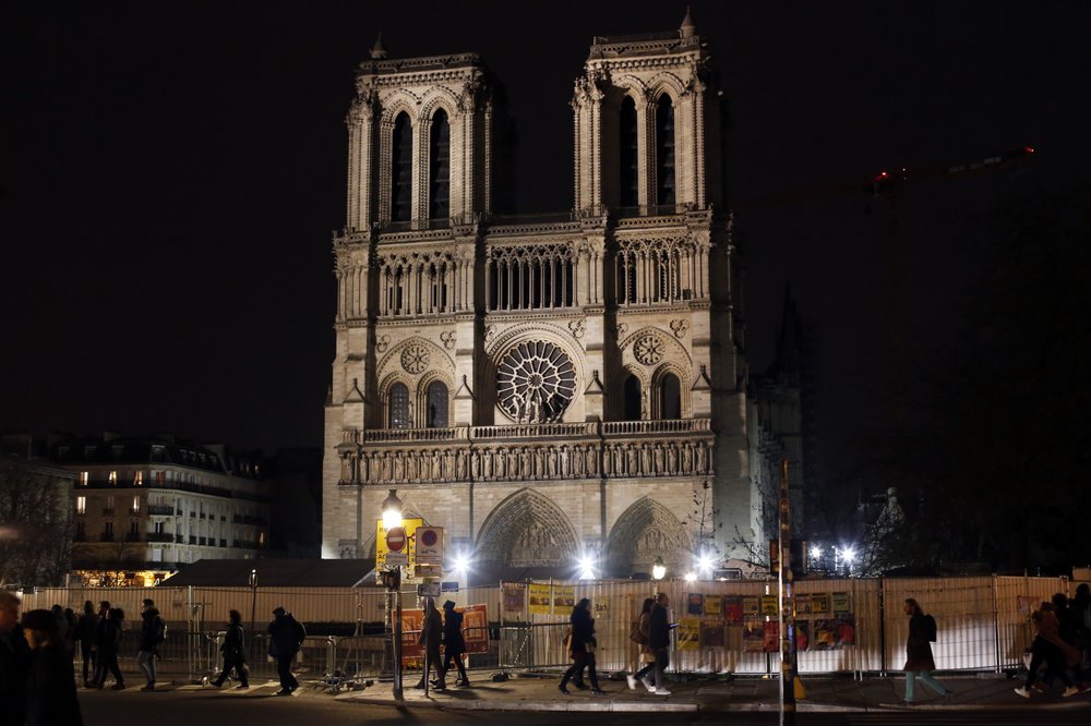 巴黎圣母院（图片来源：美联社）