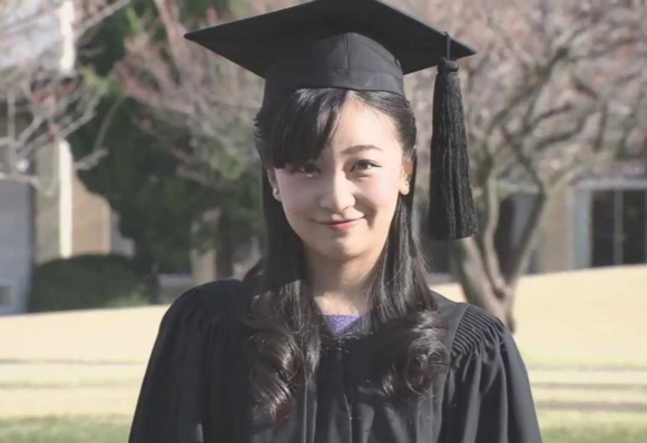 佳子毕业照。（富士电视台）
