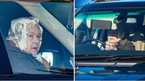 因哈里夫妇“闹独立”心神不宁？英国女王驾车没系安全带