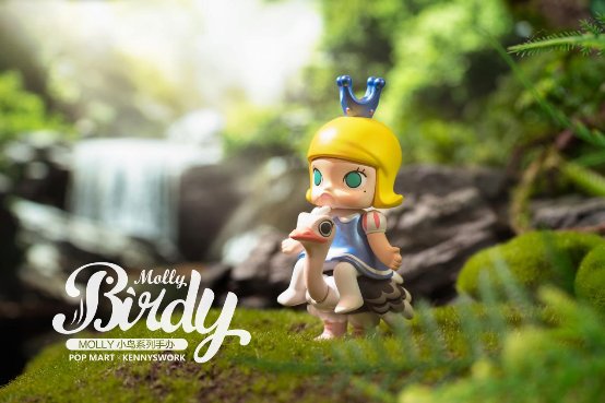 泡泡玛特推出molly小鸟系列02诉说森林深处的秘密