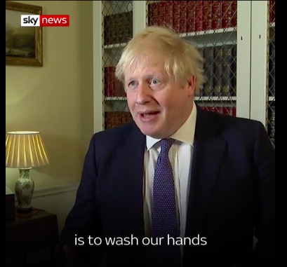 英国首相谈如何预防新冠肺炎:勤用热水洗手,记得打肥皂超20秒