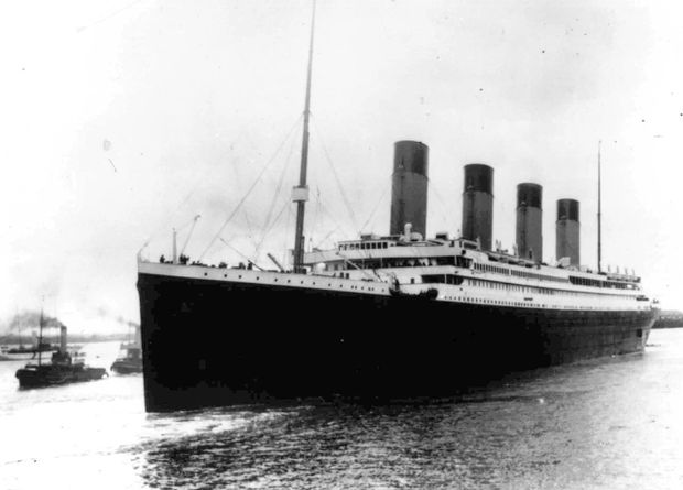 泰坦尼克号于1912年4月10日离开英国南安普敦（图源：美联社）