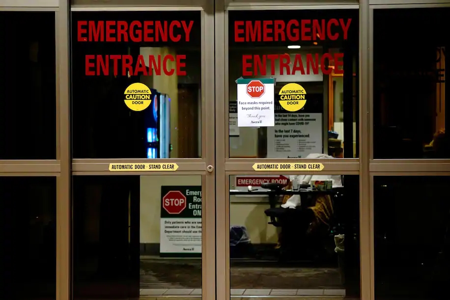 南卡罗来纳州一家医院的急诊室。（图源：路透社）