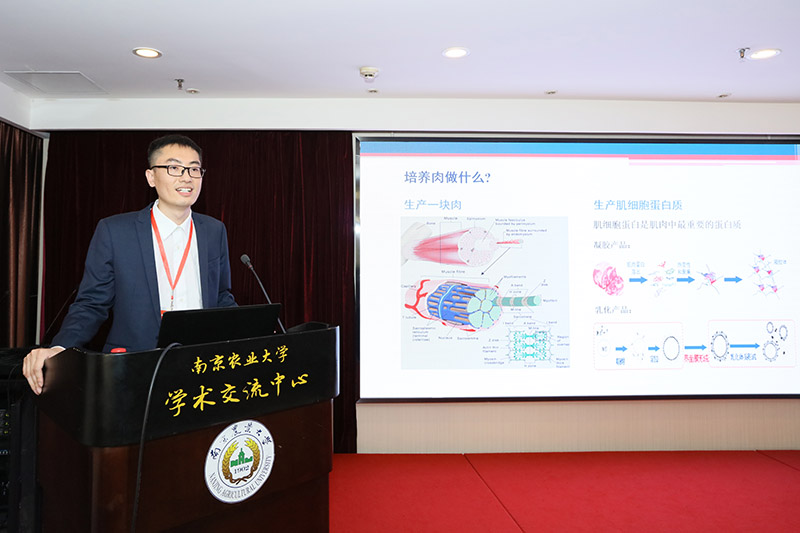 首届中国细胞培养肉高峰论坛,南农大副教授丁世杰教授演讲