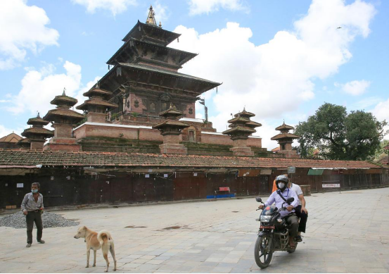 尼泊尔首都加德满都的杜巴广场 图片来源：视觉中国