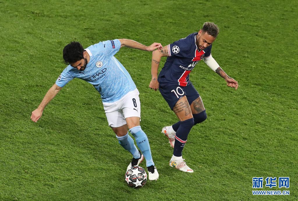 欧冠巴黎圣日耳曼不敌曼城