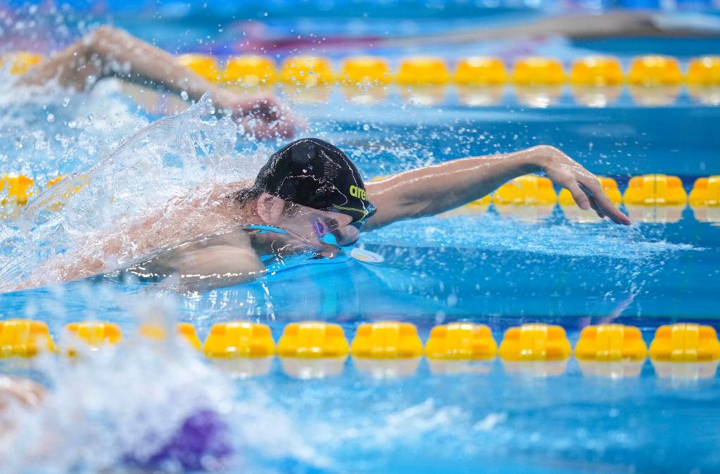 游泳全国冠军赛程龙获男子800米自由泳冠军