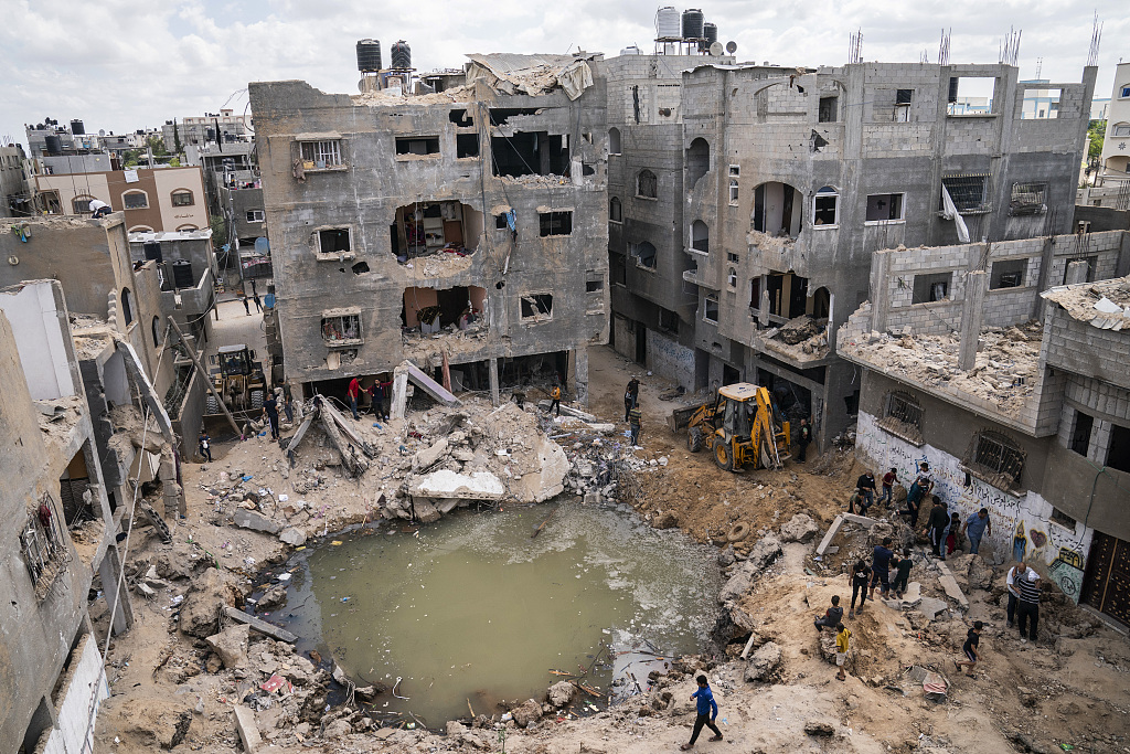 巴以冲突致加沙地区数千房屋被毁多方承诺重建