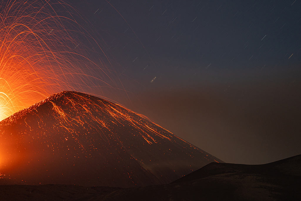 艾特纳火山图片