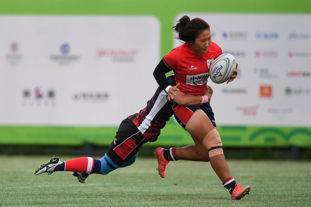 全运会七人制橄榄球女子小组赛北京队胜陕西队