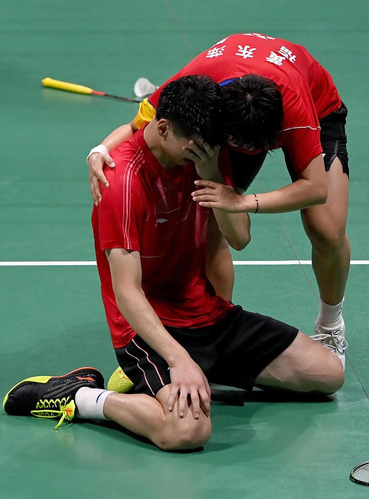 全运会羽毛球混合双打王懿律黄东萍夺冠