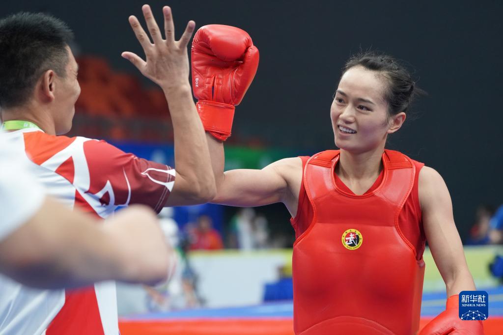 全运会武术散打女子团体决赛上海队夺冠