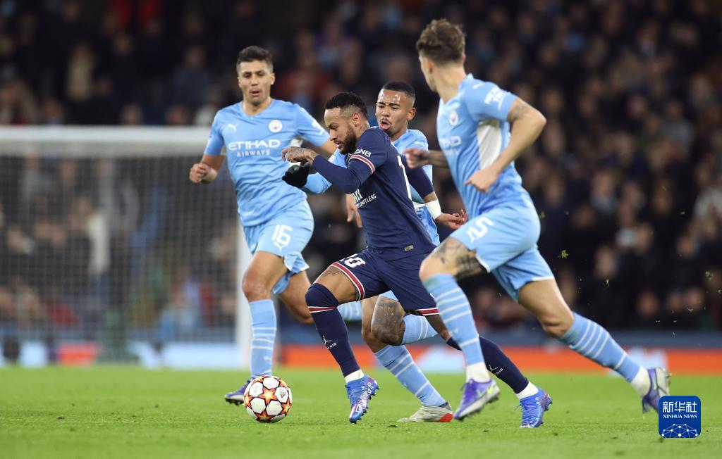 欧冠曼城胜巴黎圣日耳曼