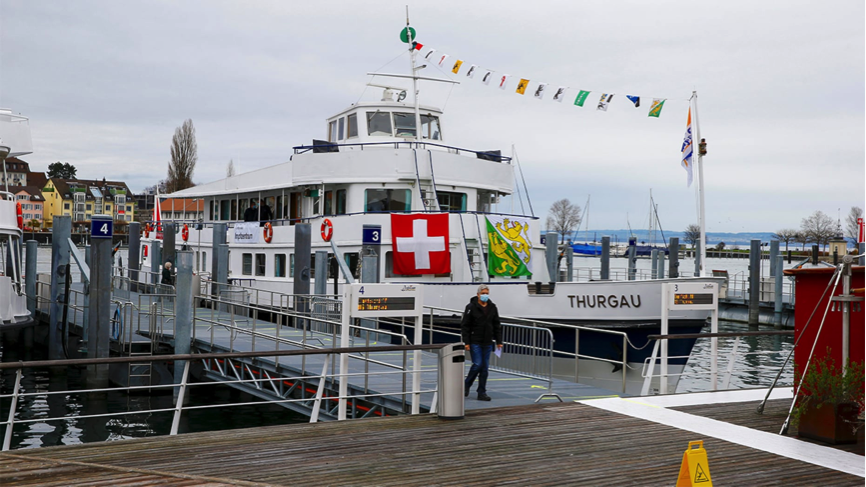 瑞士邮轮被改成新冠疫苗接种中心 可在3个城镇停留