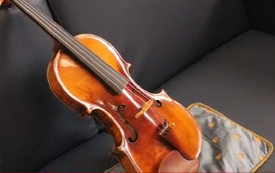 美国教授担忧小提琴低温下受损 和儿子搂着它睡觉