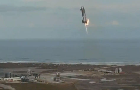SpaceX星际飞船原型火箭着陆数分钟后爆炸