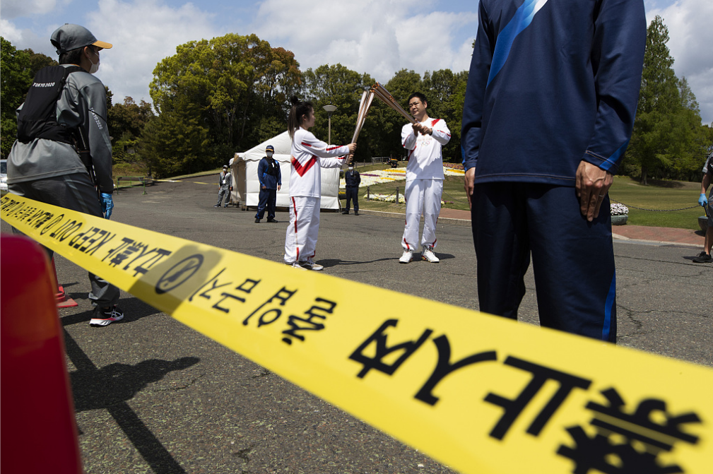 日本千叶全面中止奥运圣火接力 系首都圈首个取消圣火传递地区