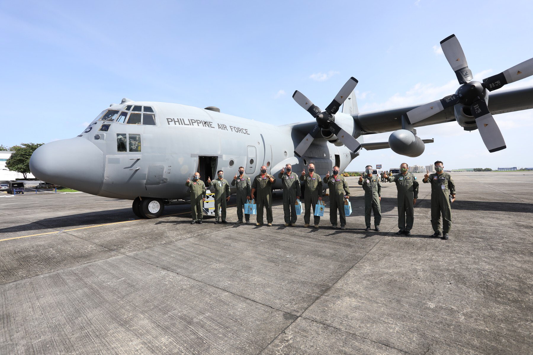 今年1月，此次失事的C-130H军机抵达菲律宾