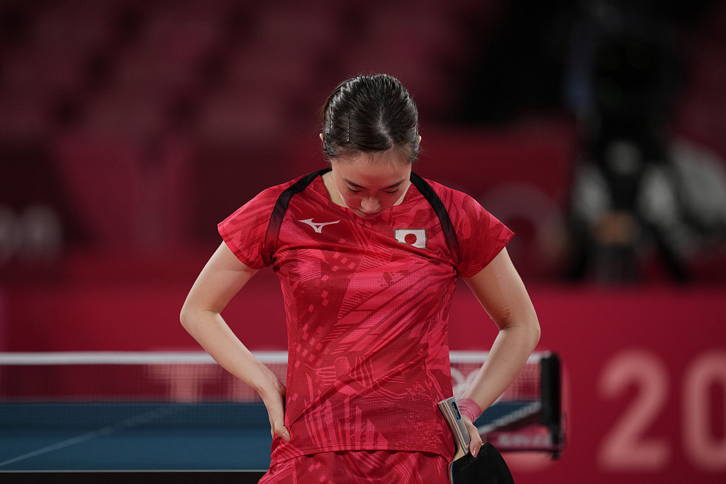 日本乒乓球选手石川佳纯出局 接受采访时称“非常遗憾”