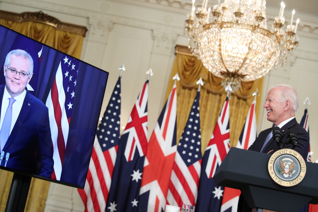 美英澳宣布建立新的三边安全伙伴关系