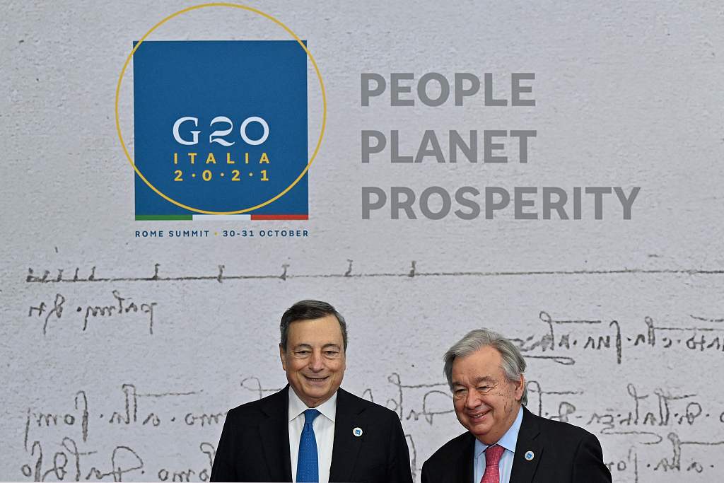 当地时间2021年10月30日，意大利首都罗马，G20领导人第十六次峰会举行。