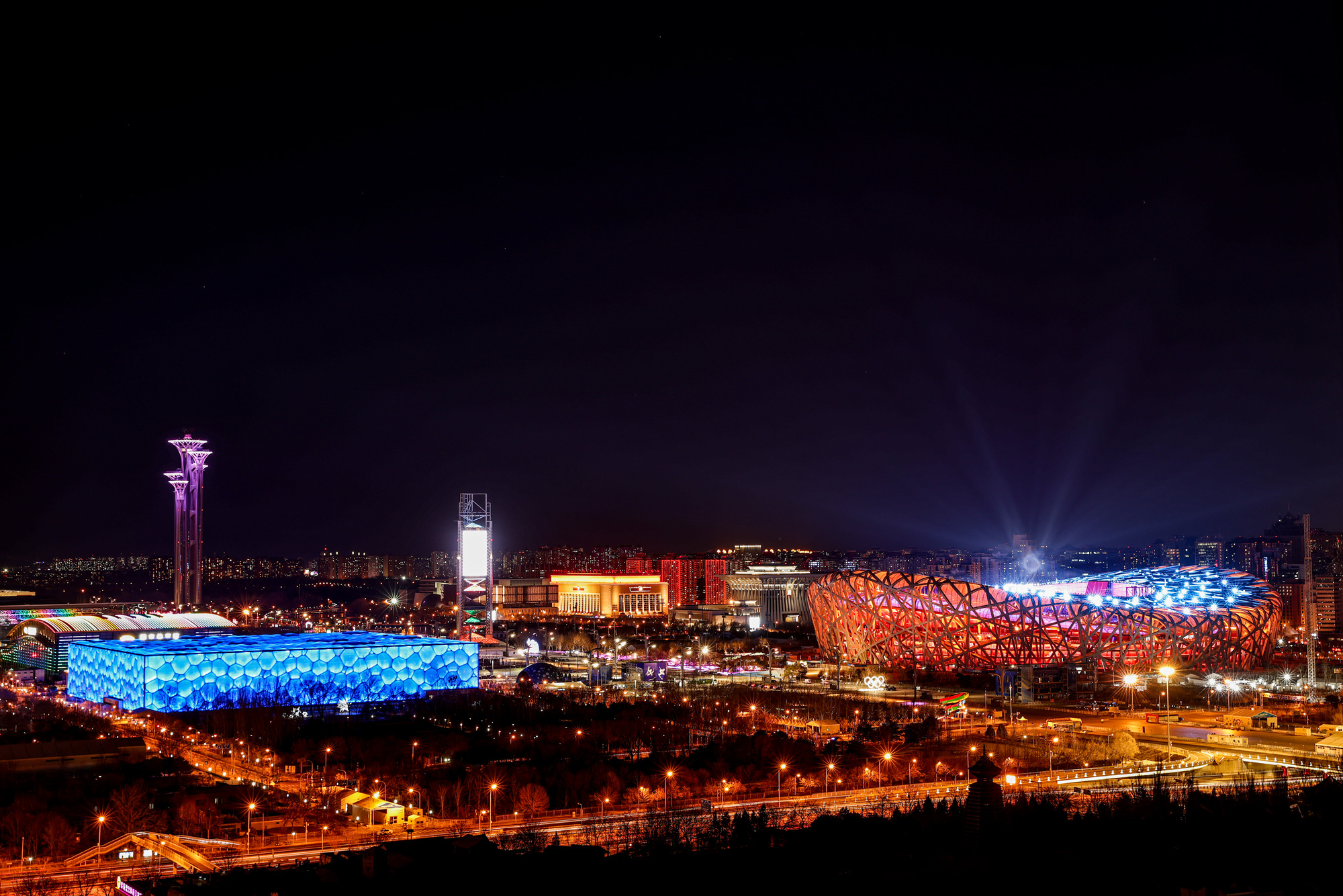 北京2022灯光秀图片