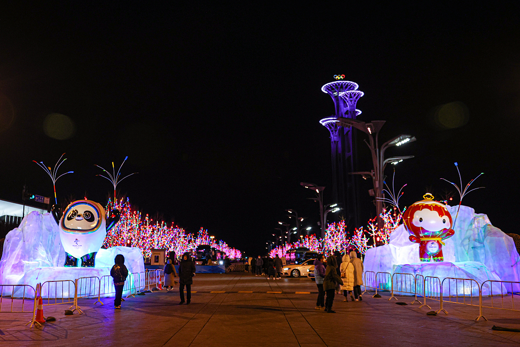 北京冬天夜景图片图片