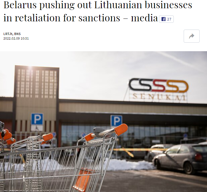 立陶宛国家广播电视台报道截图