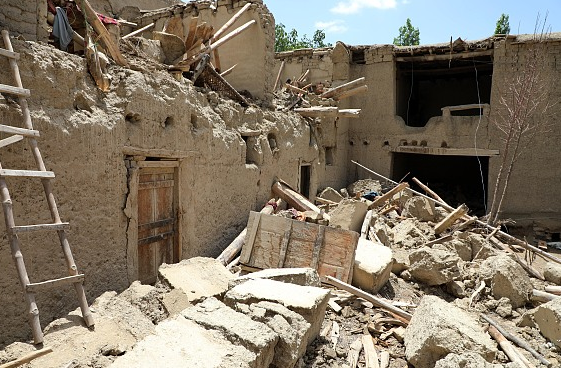 阿富汗帕克提卡省，地震后当地满目疮痍。（资料图）