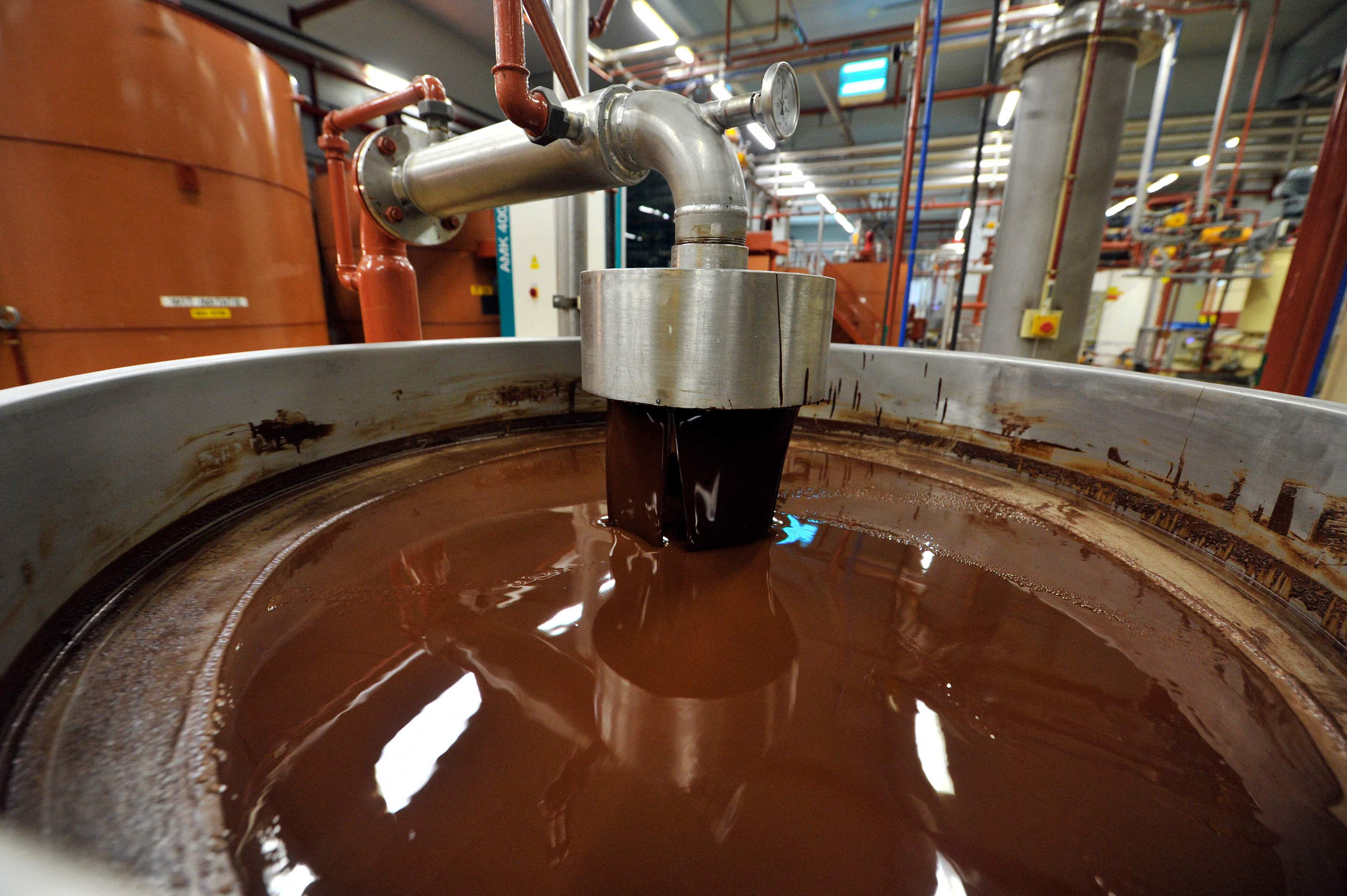 比利时维泽市巧克力工厂（资料图）