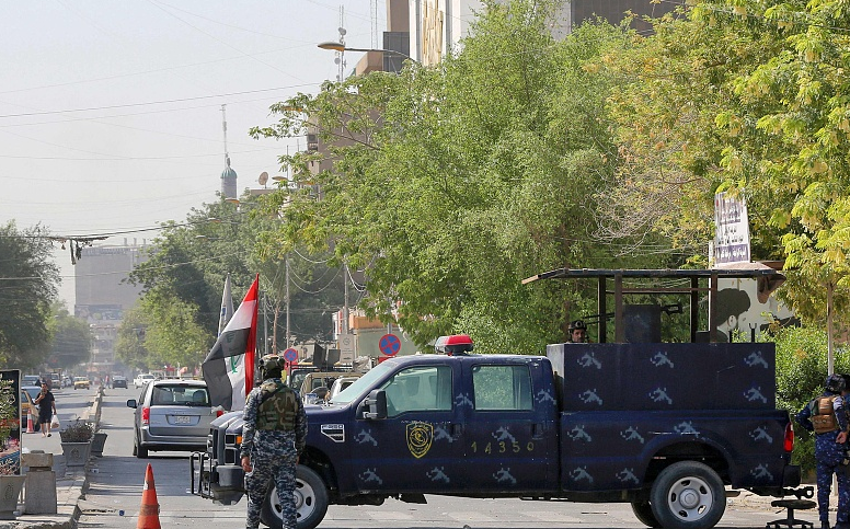 伊拉克安全部队在街道上巡逻（资料图）