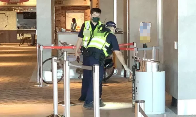 桃园机场安保人员加强巡检（“联合新闻网”）
