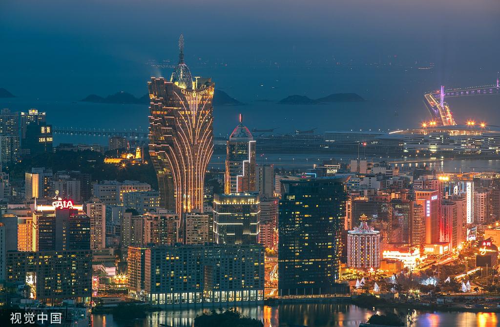 资料图：澳门夜景