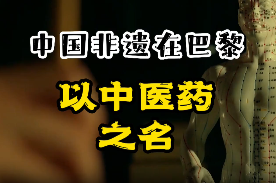 中国非遗在巴黎，以中医药之名