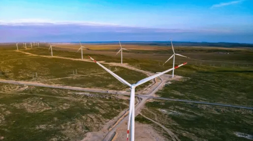  "Chinese partners turn wind into resources"